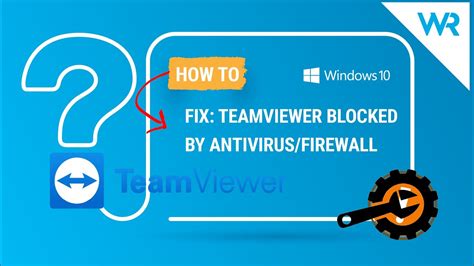 teamviewer blocked by firewall, Easily fixed: teamviewer blocked by firewall