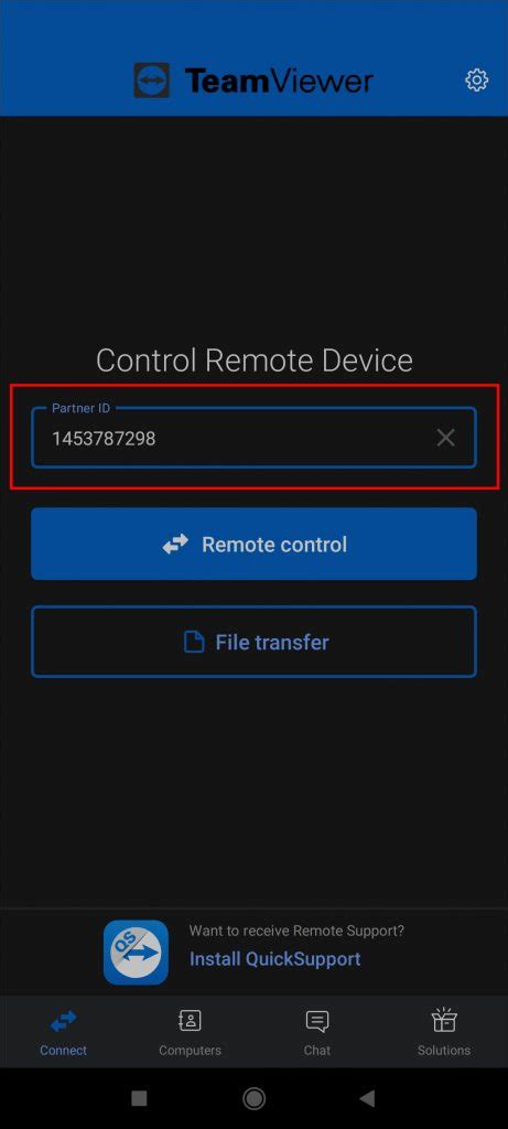 teamviewer for android device, Remote control an android device via unattended access