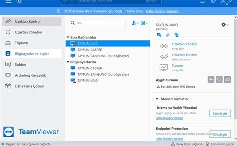 teamviewer free disk space below 10%, Teamviewer intuiti assistenza crack informatique scarica