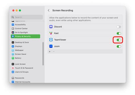 teamviewer mac permissions screen recording, How to allow teamviewer access on mac 2024
