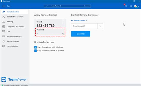 teamviewer not generating password, Where is my teamviewer id and my password? — teamviewer support