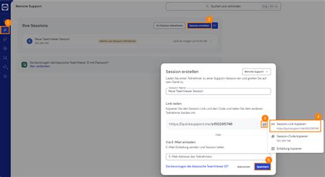 teamviewer session code erstellen, Quick support with different users in teamwiewer account — teamviewer