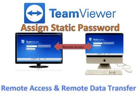 teamviewer set static password, Where is my teamviewer id and my password? — teamviewer support