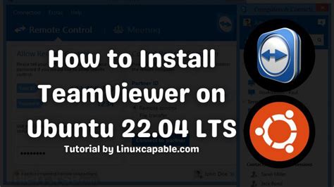 teamviewer ubuntu 22.04, How to install teamviewer on ubuntu 22.04