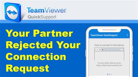 teamviewer your partner rejected, Teamviewer your partner rejected your connection request