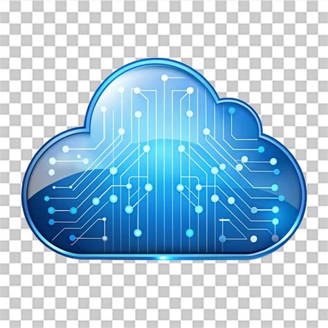 technology cloud icon transparent, Cloud technology icon. Cloud technology icon
