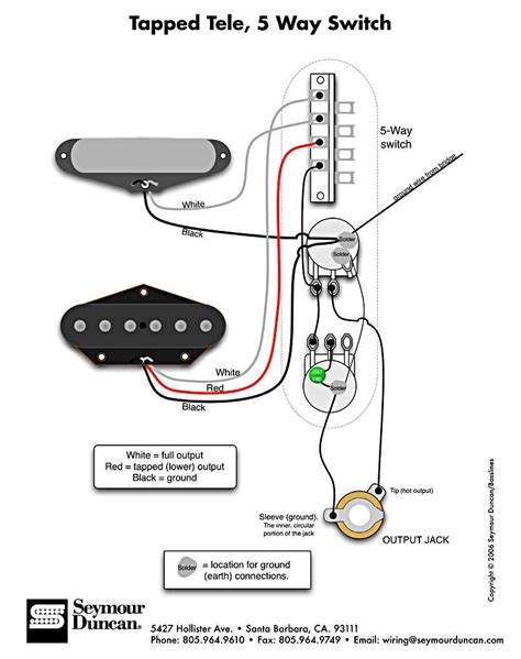 telecaster wiring diagram for guitars 