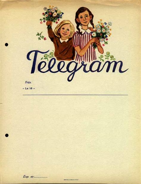 telegram till bröllop