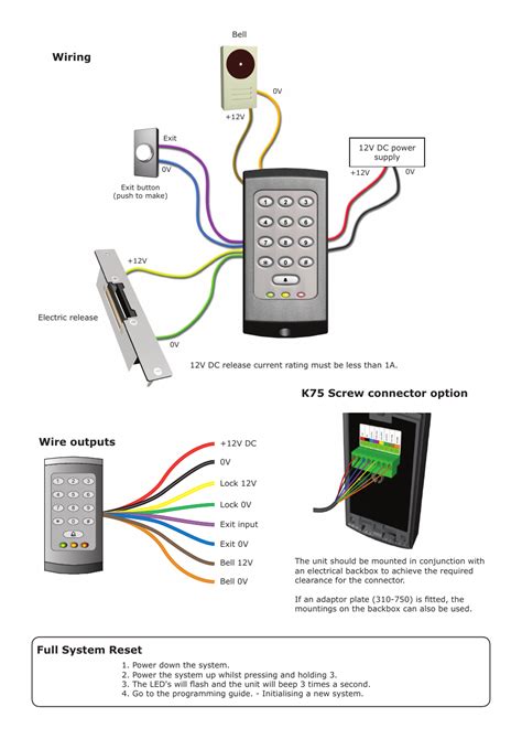 telephone key pad wiring diagram 