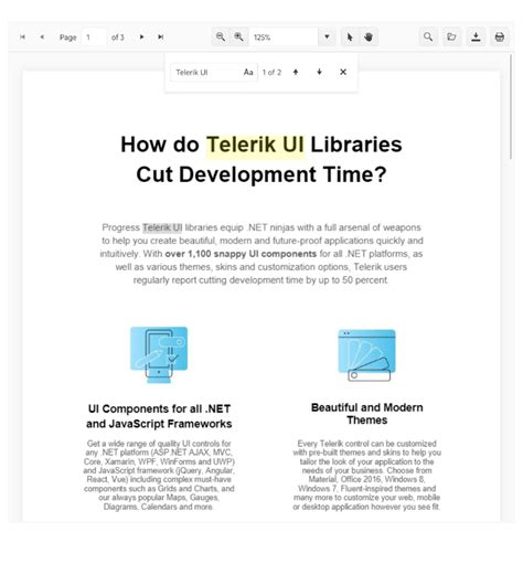 telerik blazor pdf viewer, Native blazor report viewer at a glance