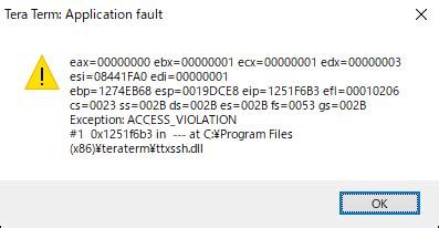 tera term application fault access violation, Term tera. Tera term download (updated 2024 version)