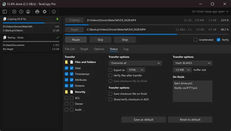 teracopy outside of user folder, Teracopy for windows