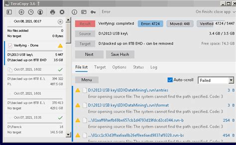 teracopy retry failed, Teracopy for windows. Teracopy code errors file windows sector