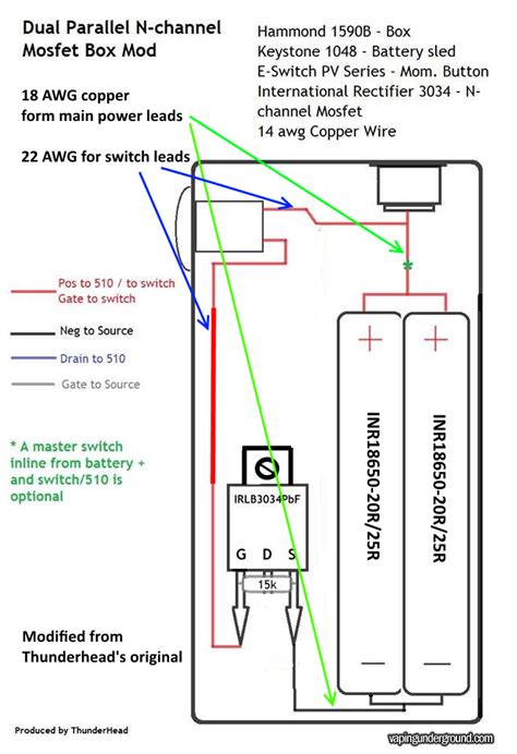 tesla two box mod wiring diagram 