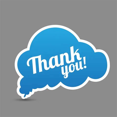 thank you in cloud computing icon, Gracias nube vector, gráfico vectorial © grounder imagen #11452450