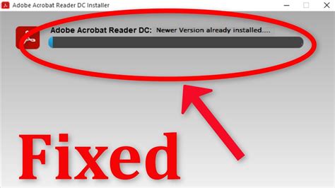 the setup cannot find acrobat reader, Installation d’adobe acrobat reader sous windows