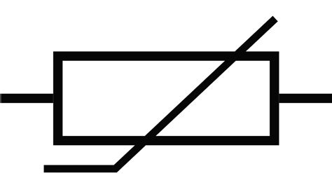 thermistor symbol electrical diagram 