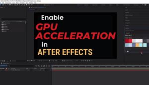 this effect needs gpu acceleration, This effect requires gpu acceleration? here's how to fix