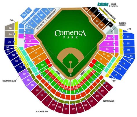 Tigers Stadium Seating Chart