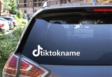 tik tok custom sign, Custom tik tok decal – turbo vinyl