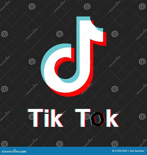 tik tok glitch logo, Tik tok logo glitch icon 47815752 png