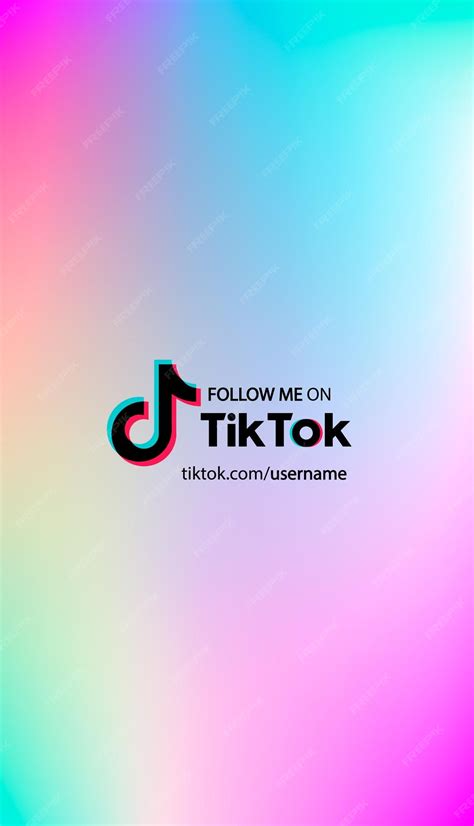 tik tok gradient background, Premium vector