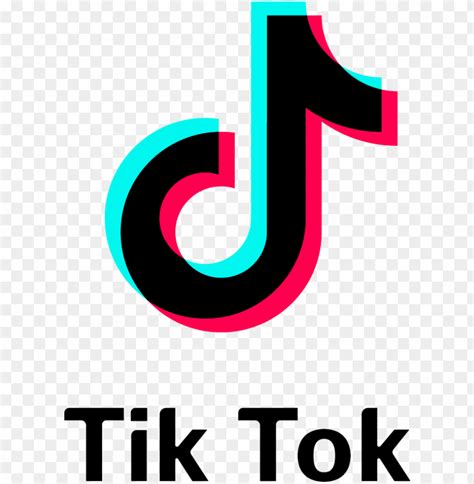 tik tok logo transparent background, Tiktok logo icon on transparent background png library logo logo