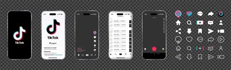 tik tok phone screen protector, Premium vector