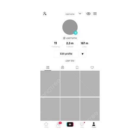 tik tok template blank, Tik tok blank template
