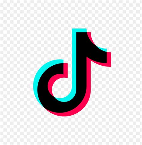 tiktok transparent, Tiktok logo transparent