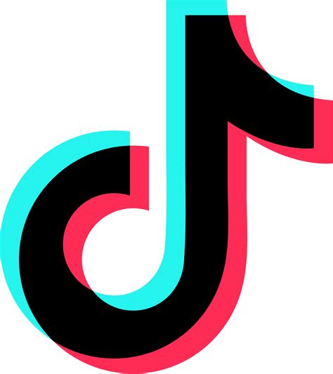 tiktok transparent background, Tiktok logo transparent