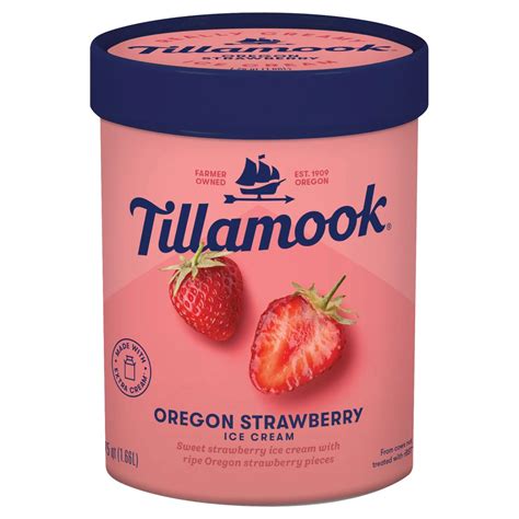 tillamook oregon strawberry ice cream