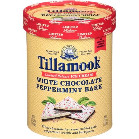 tillamook peppermint bark ice cream
