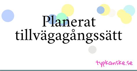 tillvägagångssätt korsord