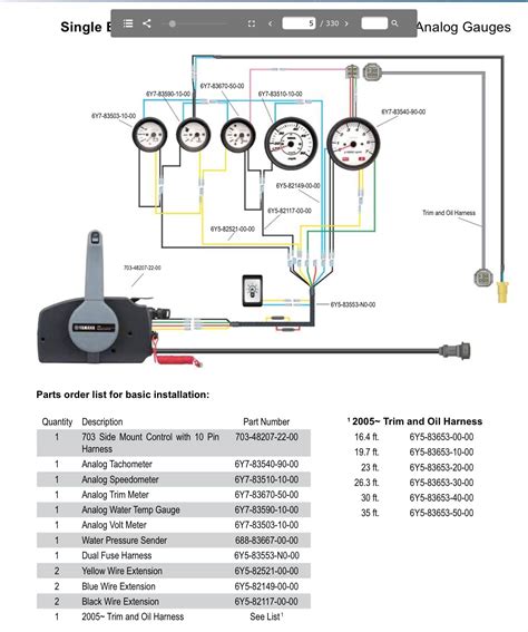 tilt and trim gauge wiring diagram 