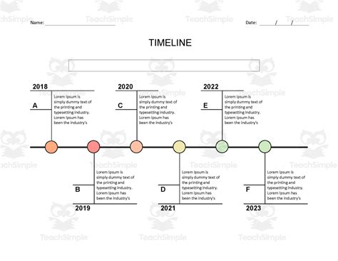 Timeline Templates Word