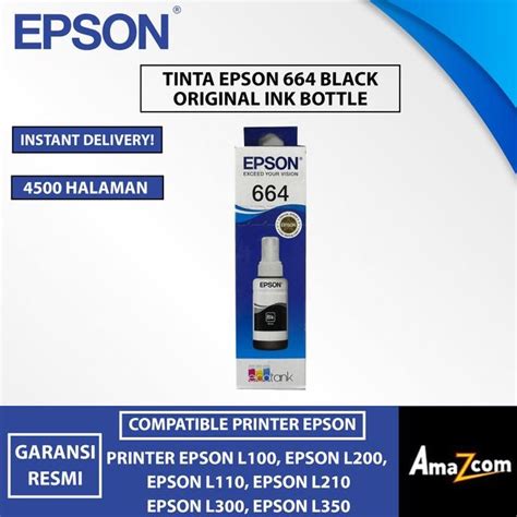 tinta hitam epson l360, Tinta refil epson l360 warna hitam