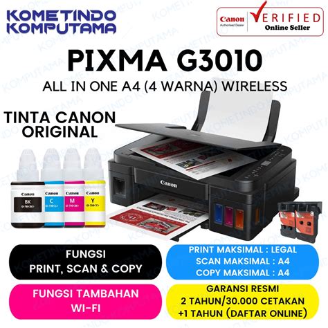 tinta printer canon 3010, Tinta printer canon g-3010