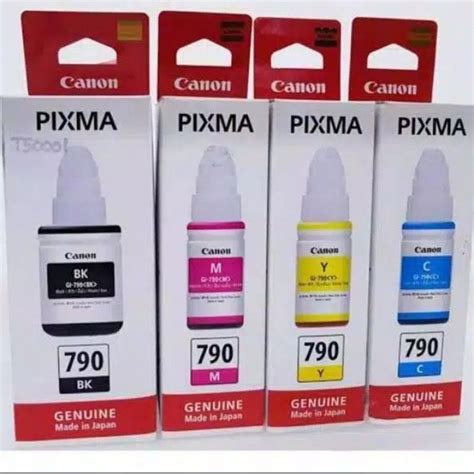 tinta printer canon pixma, Jual tinta printer canon pixma 790 original/genuine series g1010 g2010