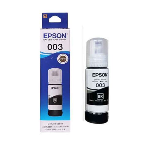 tinta printer epson 003 black, Tinta printer epson original 003 / t003