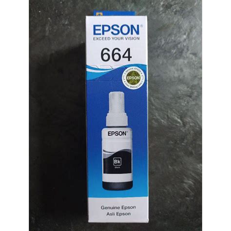 tinta printer epson black, Tinta printer epson 664 (l110/l210/l300/l350/l355/l550/l455) black 70ml