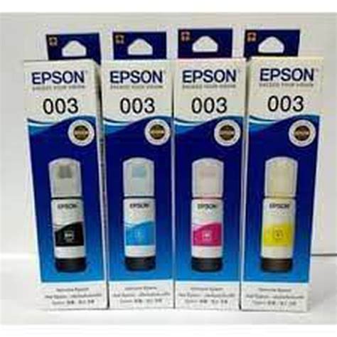 tinta printer epson l3150, Tinta printer epson l3150 : black, c, m, y