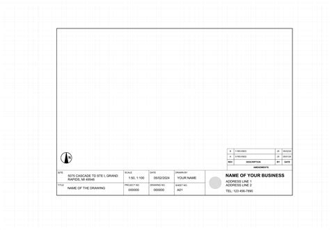 Title Block Autocad Template