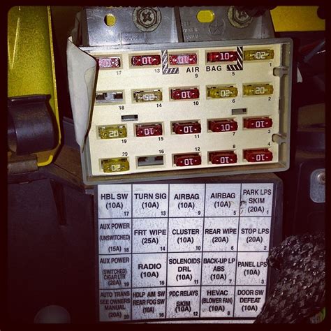 tj fuse box 