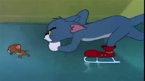 tom and jerry ice skating