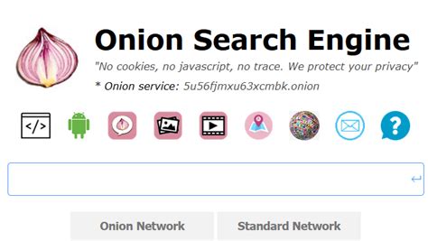 tor search engine onion, Tor : moteurs de recherche pour le darknet