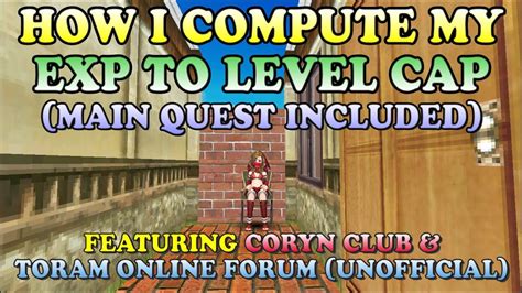 toram exp main quest, Toram new sub quest 60,930,000exp/90stk