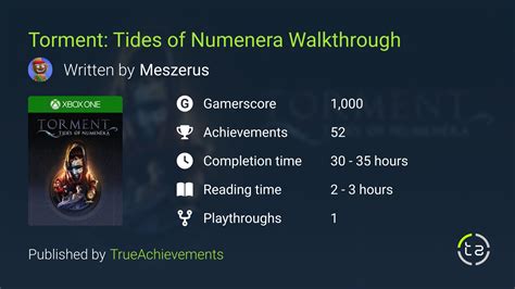 Torment Numenera Walkthrough