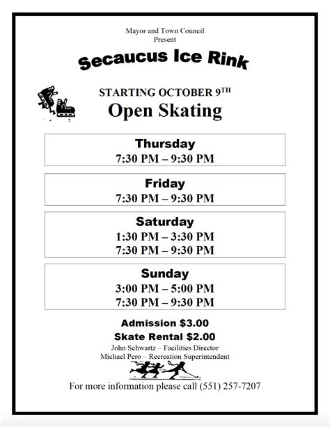 town of secaucus ice rink