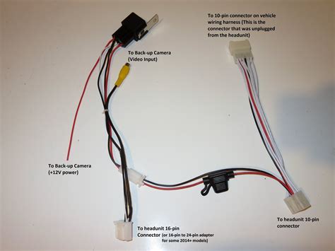 toyota 86 reverse camera wiring diagram 